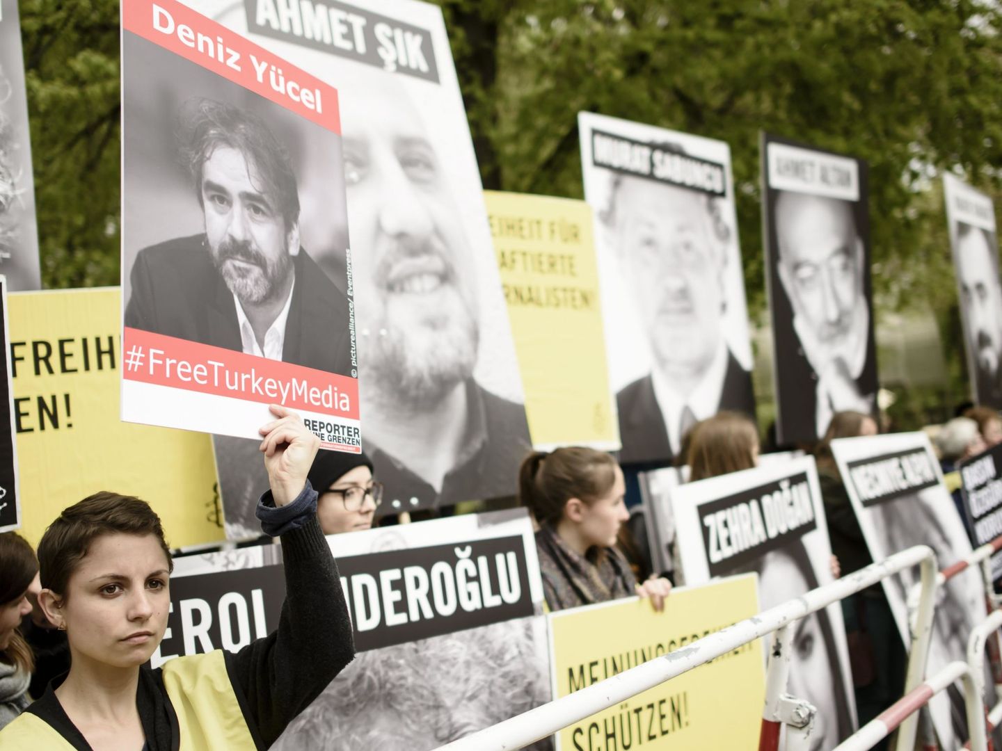 Protesta por la libertad de prensa en Turquía (EFE)