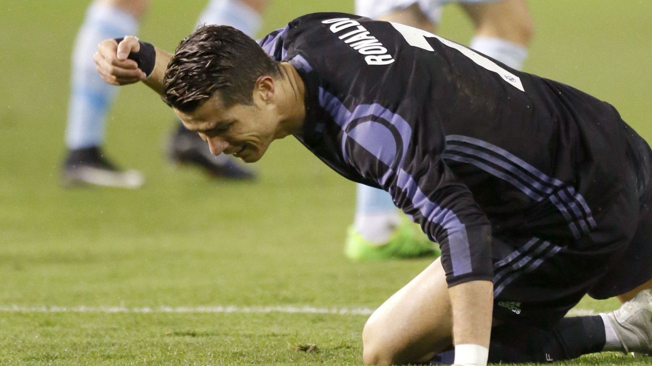 Foto: Cristiano Ronaldo, en el partido disputado contra el Celta de Vigo