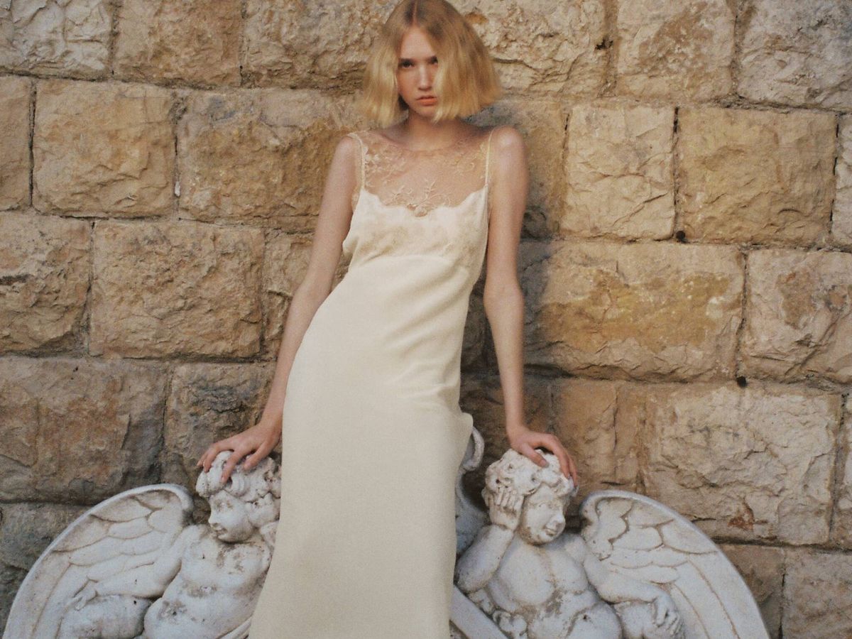 Foto: Descubre los nuevos vestidos de Zara para novias millennial. (Cortesía)