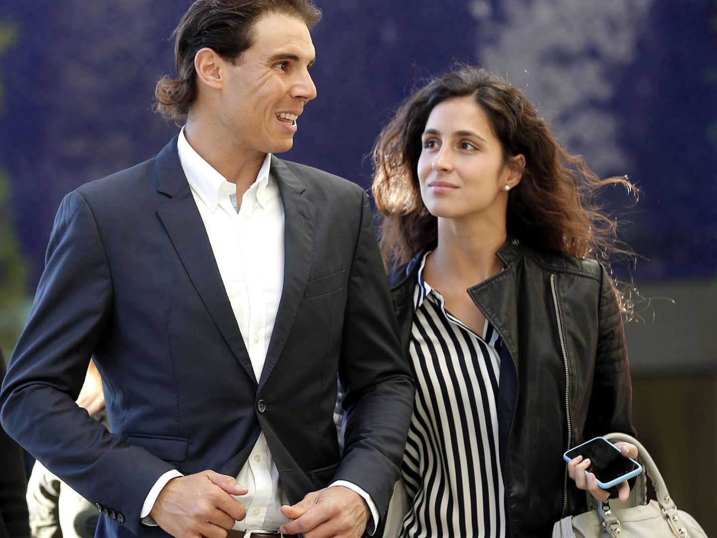 Rafa Nadal y su novia en una imagen de archivo. (EFE)
