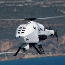 Foto: Dron UAV A900, de la empresa española Alpha. (Juanjo Fernández)