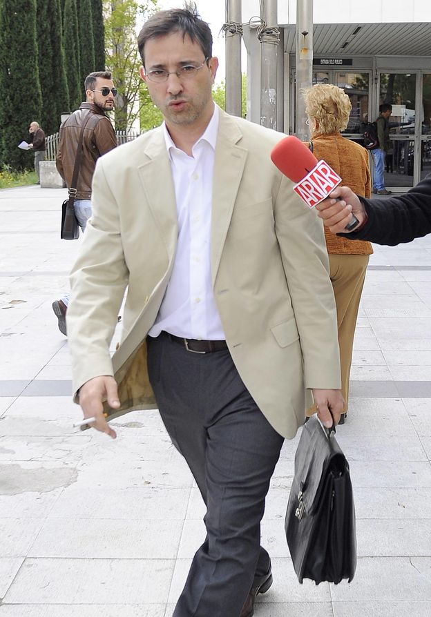 David Rocasolano a la salida de un juicio en Madrid (Gtres)