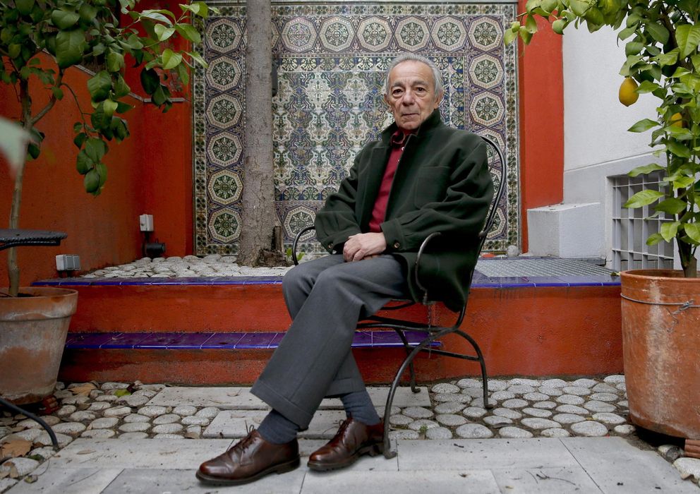 Foto:  José Luis Gómez en su casa de Madrid (EFE)