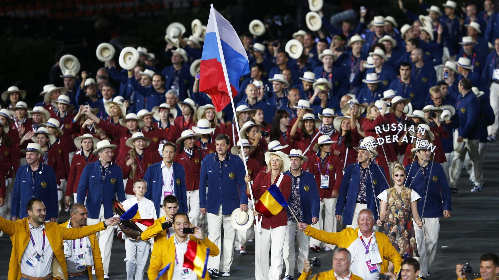 Foto: Rusia, en la ceremonia de apertura de los Juegos de Londres (Reuters)
