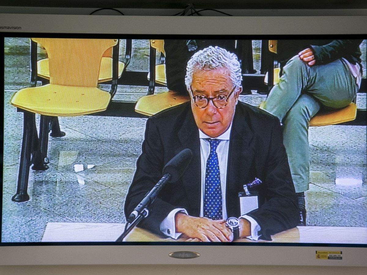 Foto: El expresidente de la constructora Isolux Luis Delso en su declaraci´øn como testigo en el juicio de Gürtel. (EFE)