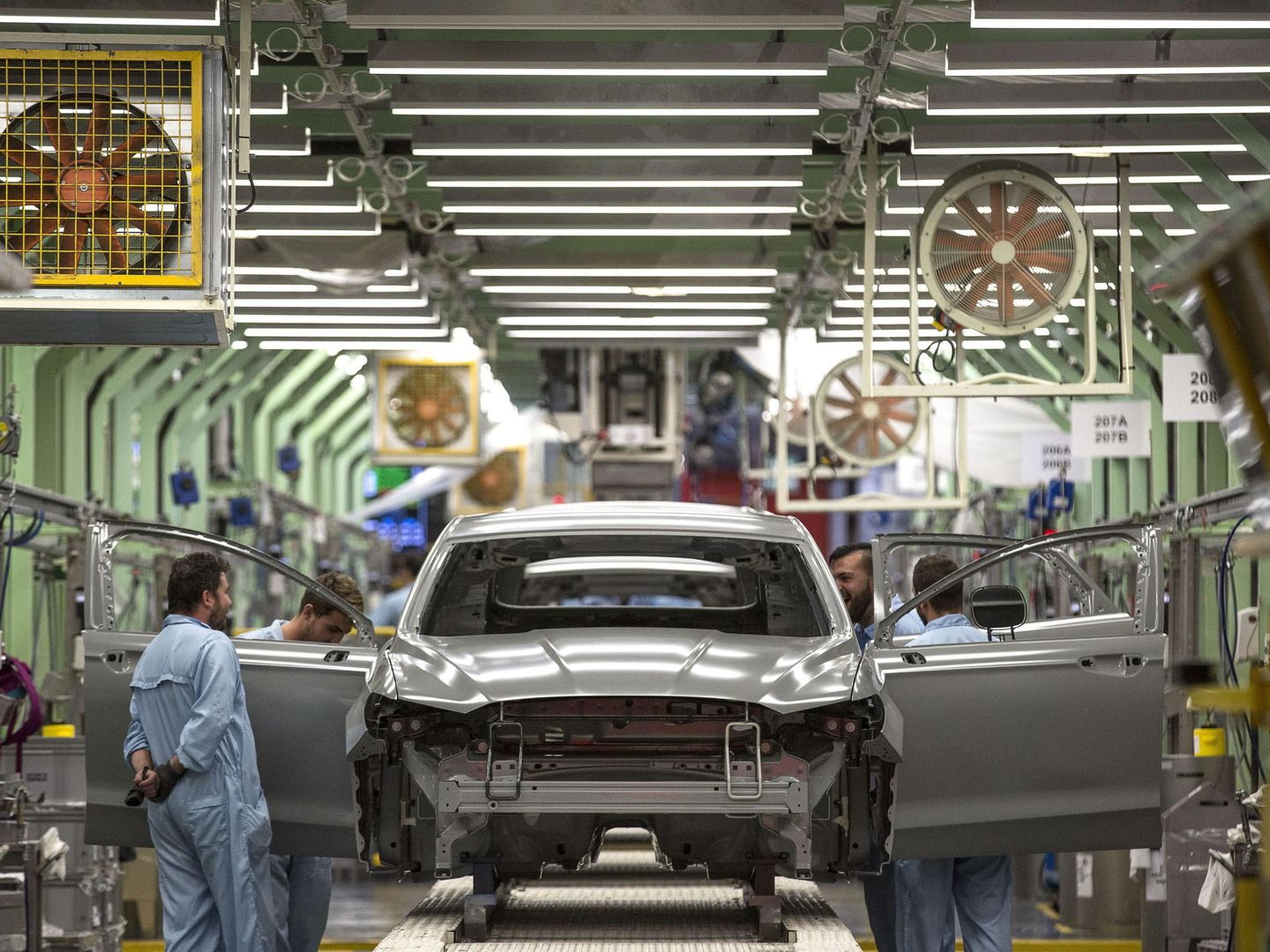 La planta de Ford en Almussafes (Valencia) emplea a cerca de 7.700 trabajadores. (EFE)