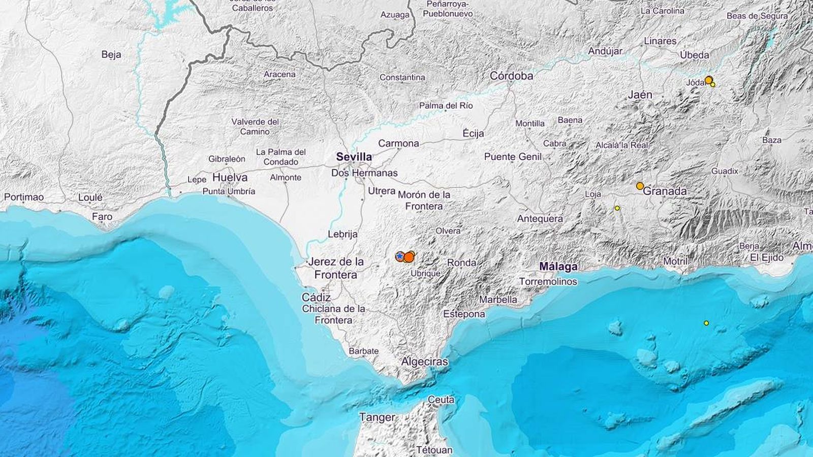 Foto: El epicentro del terremoto se ha situado a 6 kilómetros de Villamartín. (IGN)