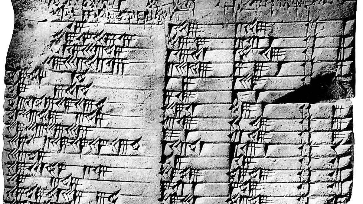 La tabla babilónica de hace 3.000 años que guarda secretos matemáticos