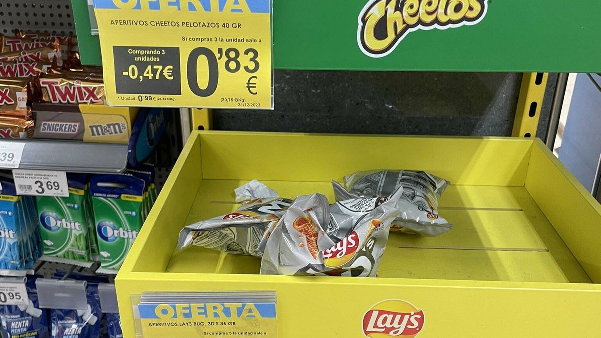 La inflación explicada en las bolsas de patatas: este usuario desata la nostalgia y revoluciona las redes con esta imagen