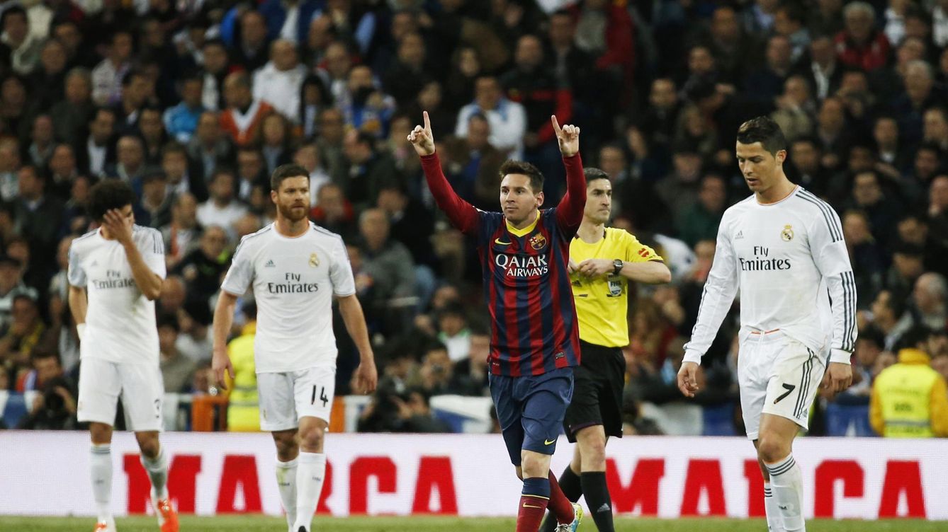 Foto: Messi festeja la victoria del Barcelona en 2014. (Reuters)