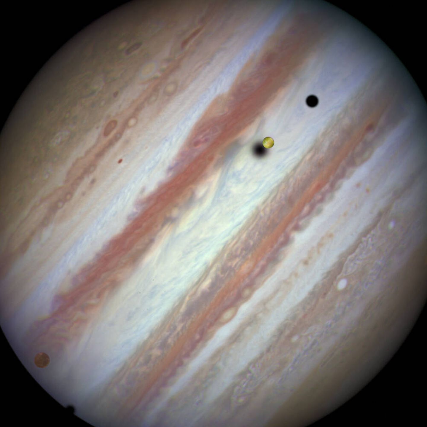 Imagen de Júpiter captada por el telescopio Hubble. (NASA)