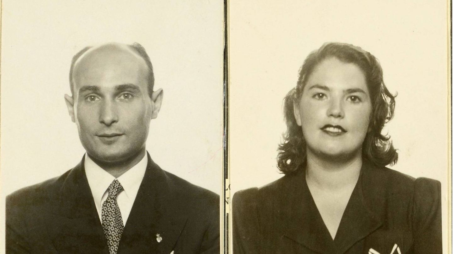 Juan Pujol Garbo y Araceli González. (Archivos Nacionales Ingleses)