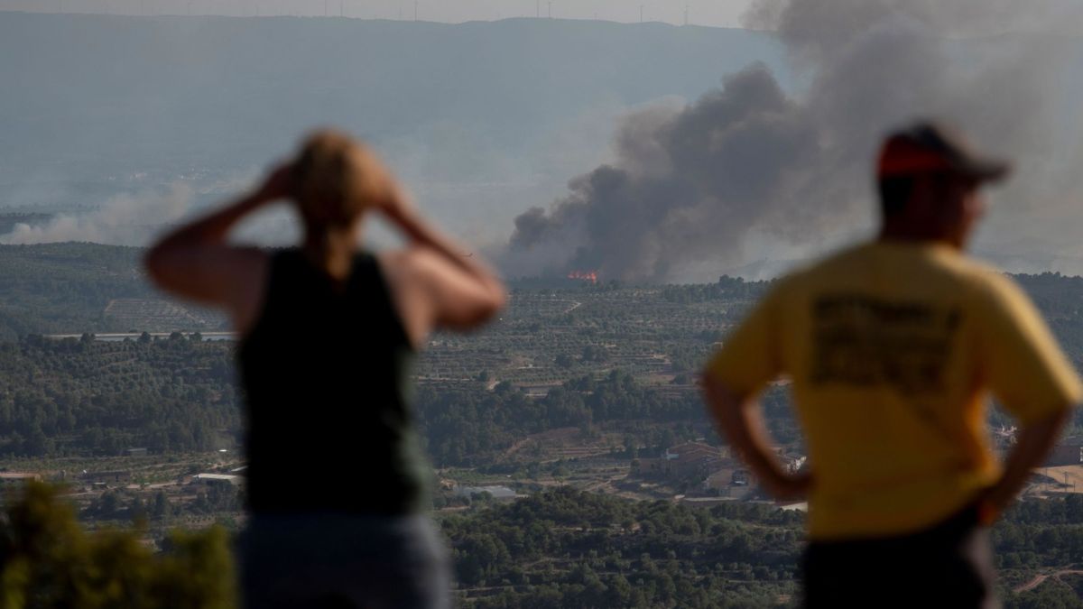 El fuego arrasa 10.000 hectáreas y dos personas mueren por la ola de calor   