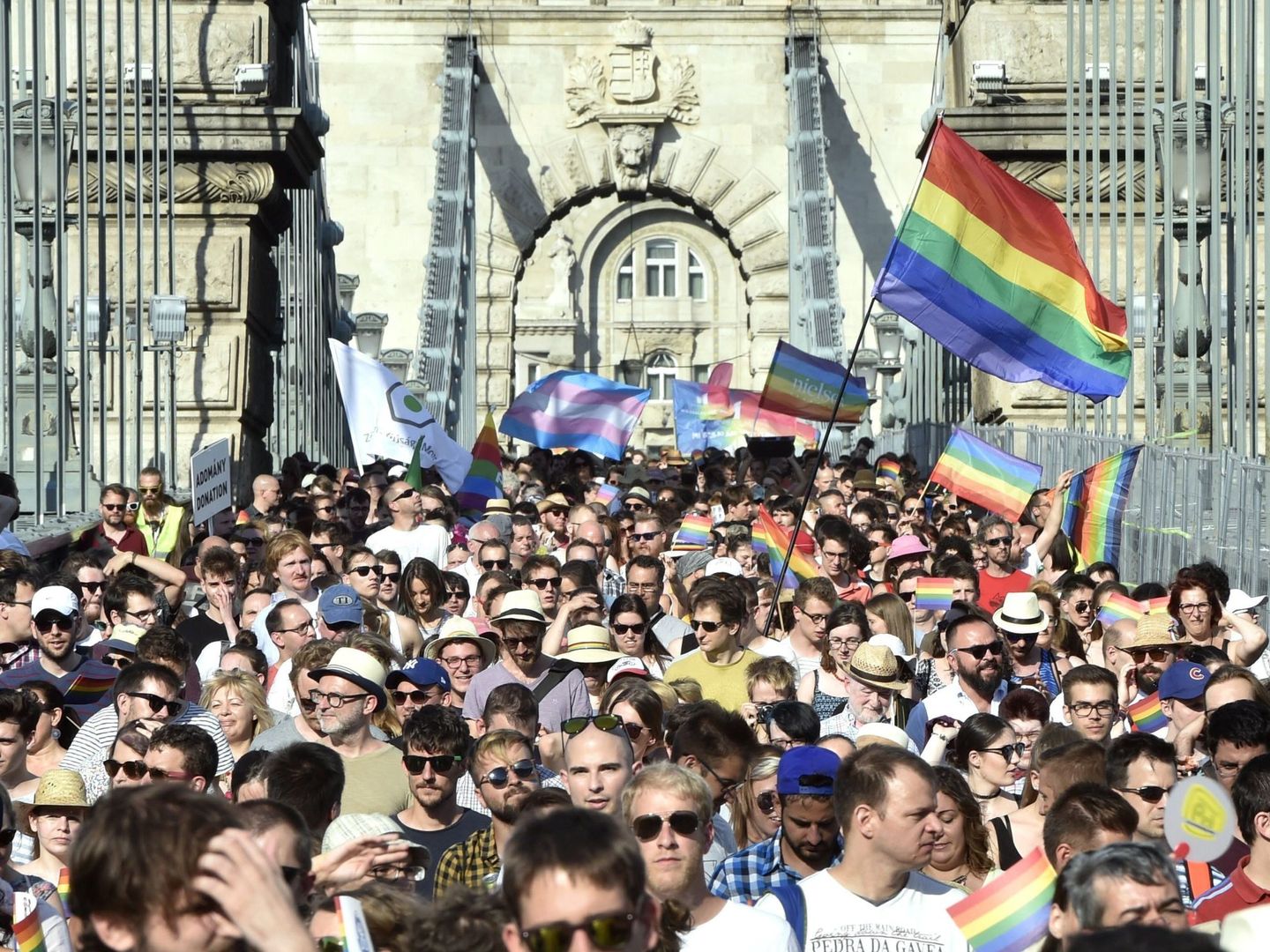 Orgullo Gay en Budapest, en 2017 (Reuters)