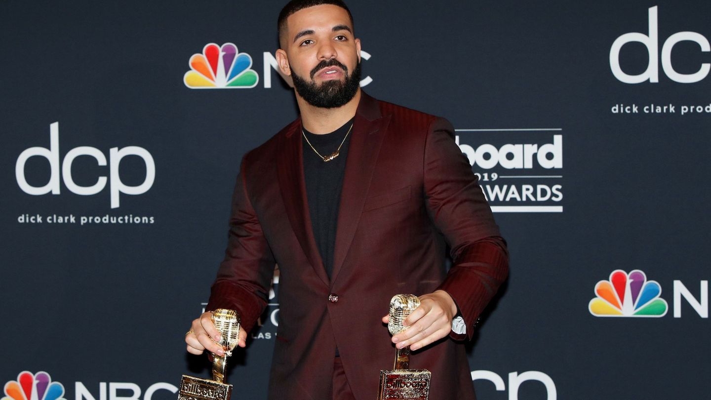 Drake, en los premios Billboard Music Awards. (EFE)