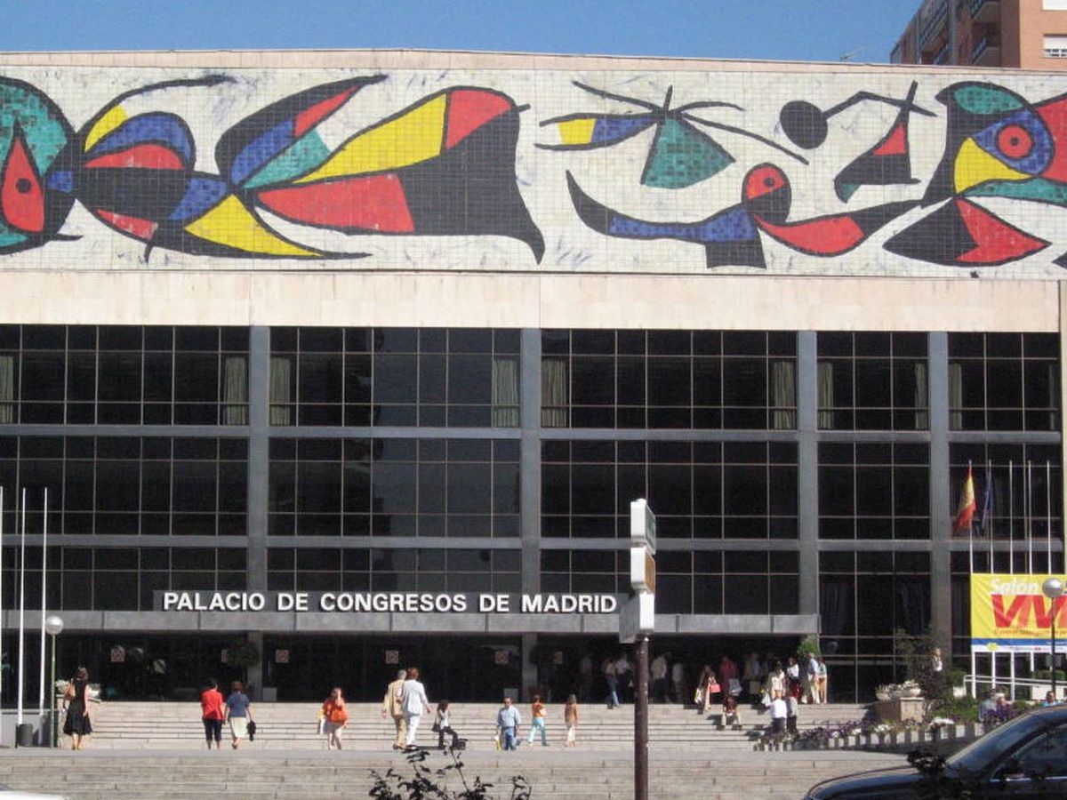 Foto: La fachada principal del Palacio de Congresos de la Castellana.
