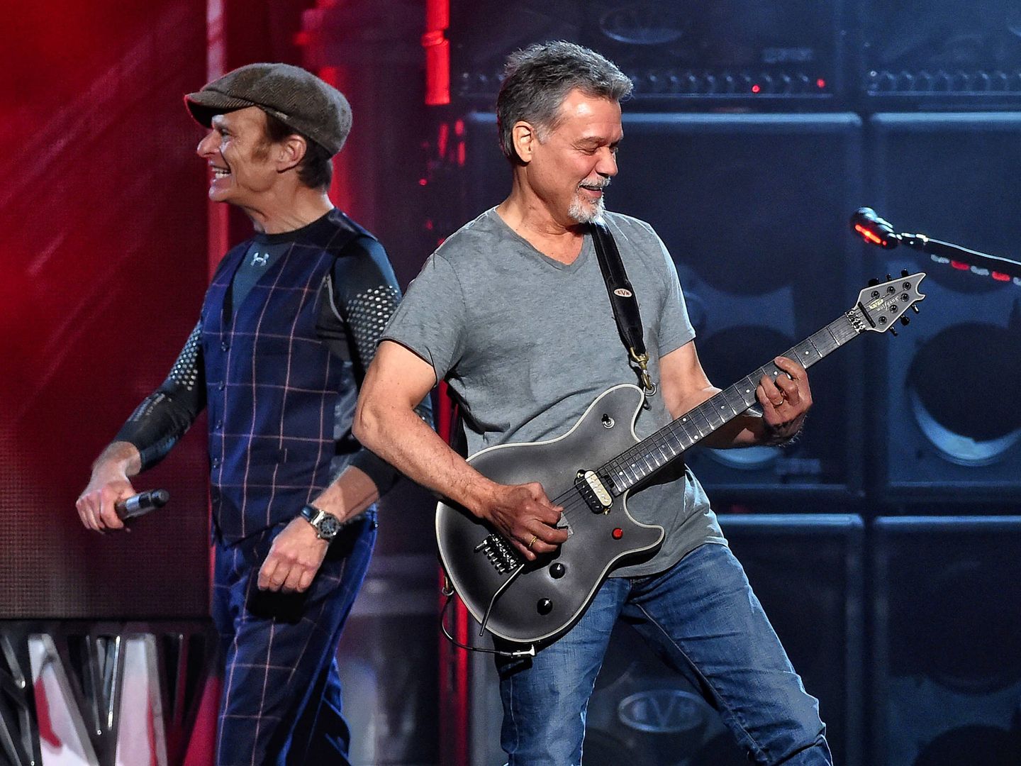  David Lee Roth y Eddie Van Halen. (Getty)