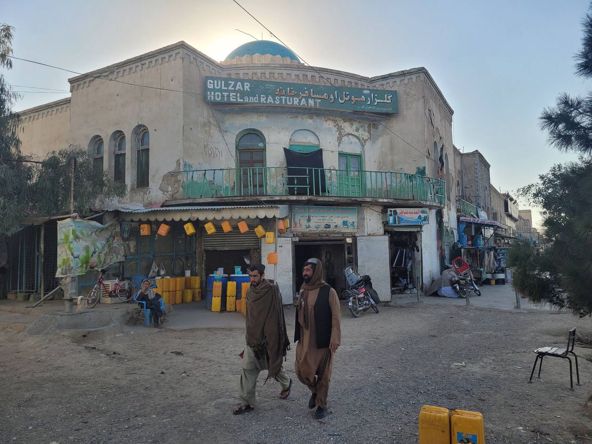 Foto: Un edificio en Kandahar, la segunda ciudad de Afganistán. (Untamed borders)