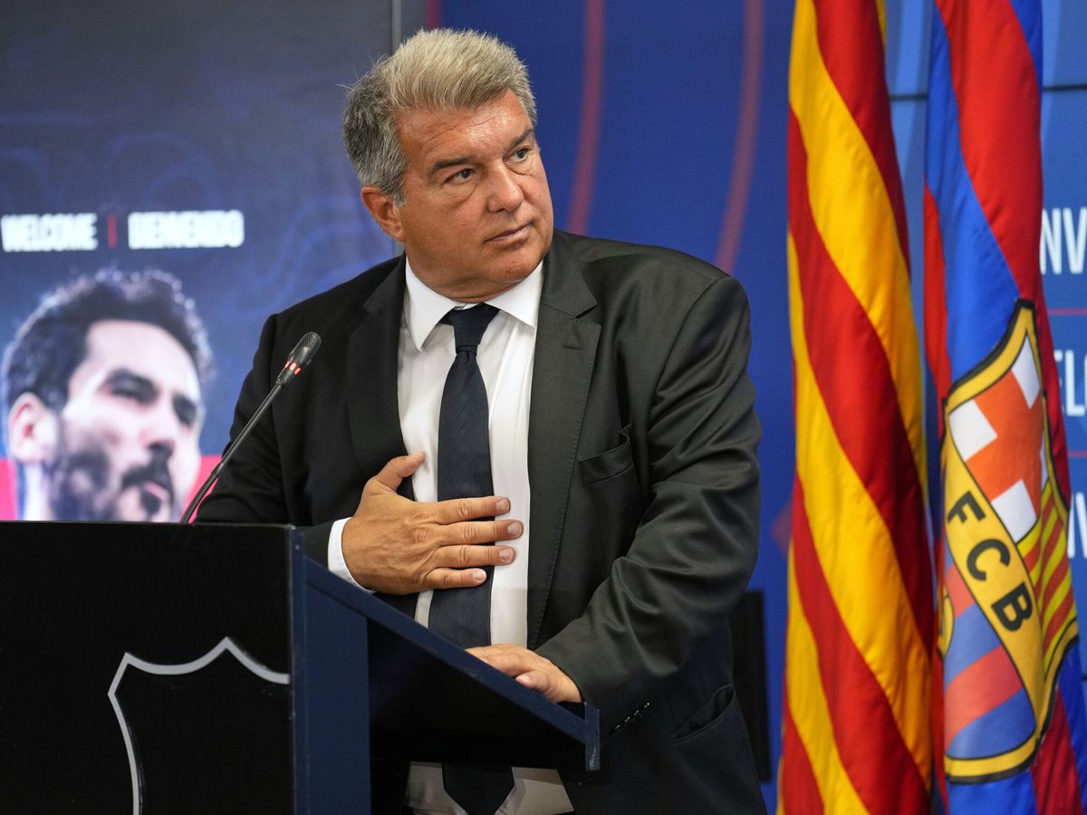 Foto: El presidente del Barcelona, Joan Laporta. (EFE/Alejandro García)