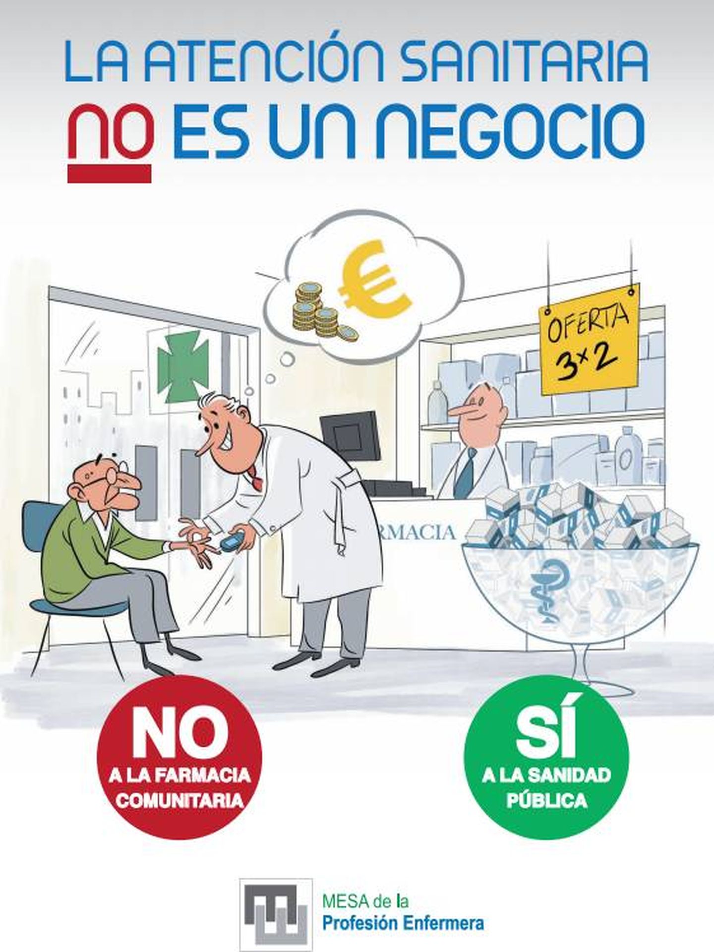 Así son los folletos que los enfermeros van a repartir en los ambulatorios españoles. (CGE)