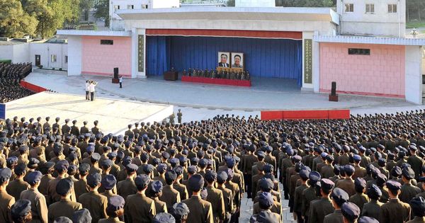 Foto: Reunión del comité central del Partido de los Trabajadores de Corea, en Pyongyang, en septiembre de 2017. (Reuters)