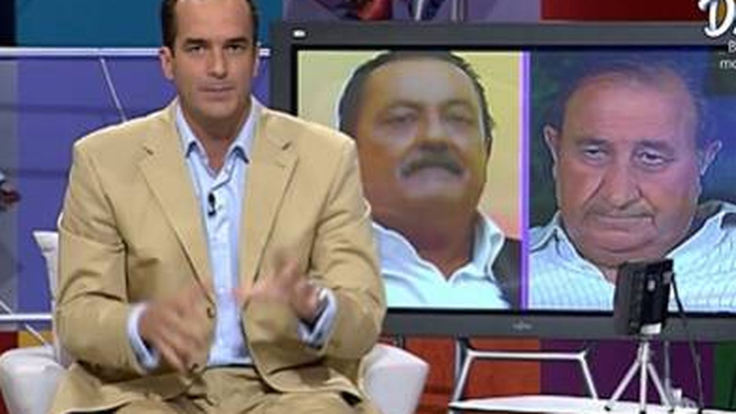 El enfrentamiento televisivo de Muñoz y Gil. (Mediaset)