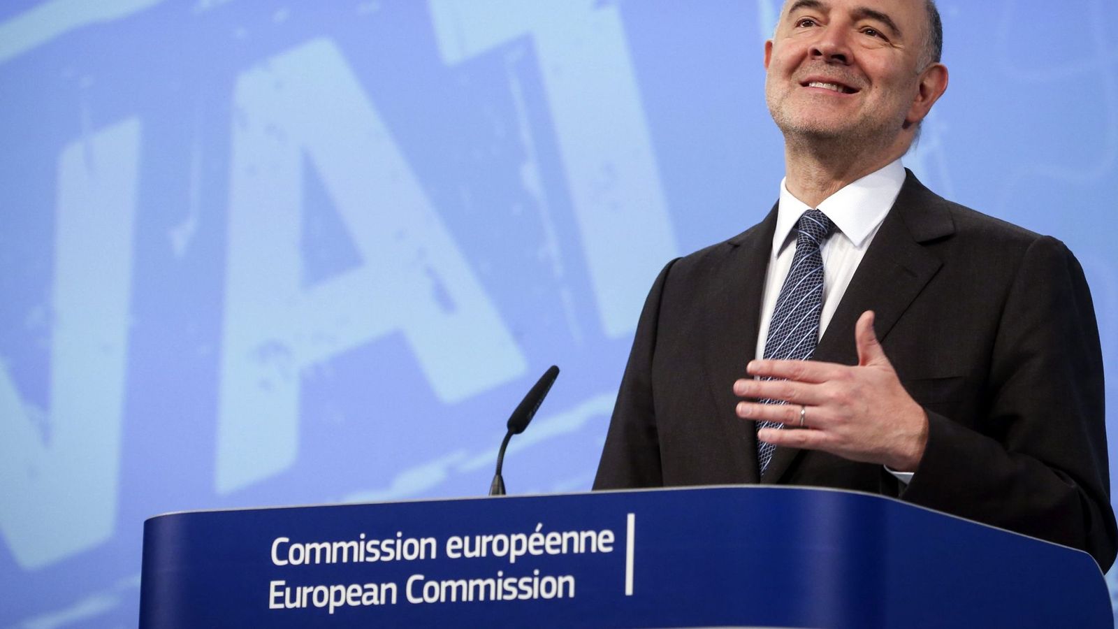 Foto:  El comisario europeo de Asuntos Económicos y Financieros, Pierre Moscovici (Efe).