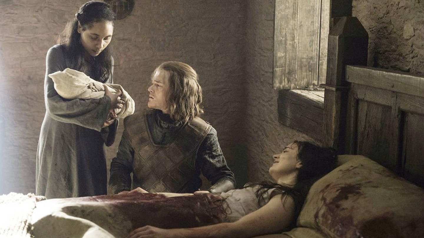 Ned Stark, con su hermana Lyanna y su sobrino Jon Nieve. (HBO)