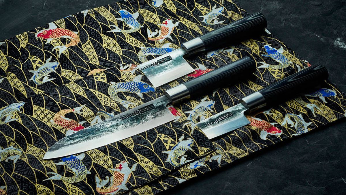 Cuchillos Japoneses Originales De Cocina de Chef con Estuche