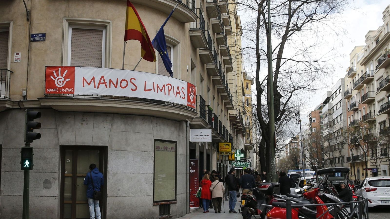 Foto: Sede del sindicato Manos Limpias en Madrid. (EFE)