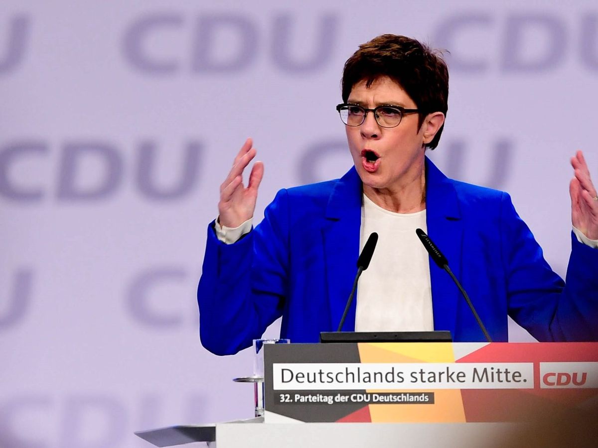 Foto: La presidenta de la Unión Cristianodemócrata (CDU), Annegret Kramp-Karrenbauer. (EFE)