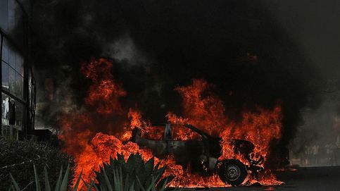 Noticia de Vehículos incendiados en México y sequía en Colombia: el día en fotos