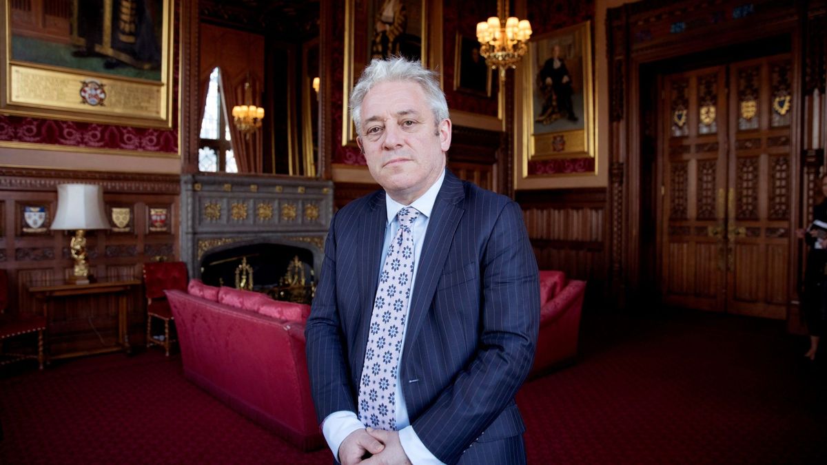 La última tarea de Mr. Speaker en Westminster: evitar un Brexit por las bravas