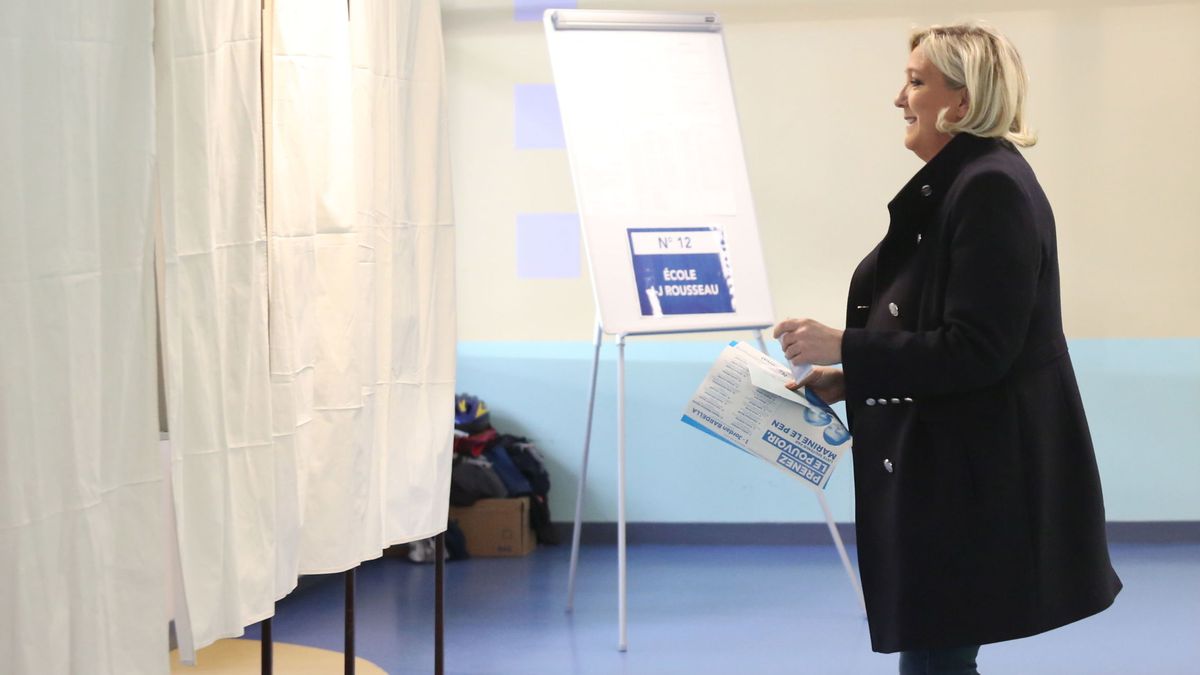 Le Pen le gana la partida a Macron en las elecciones europeas, según 'Le Soir'