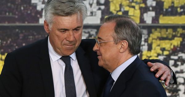 Foto: En la imagen, Carlo Ancelotti y Florentino Pérez. (EFE)
