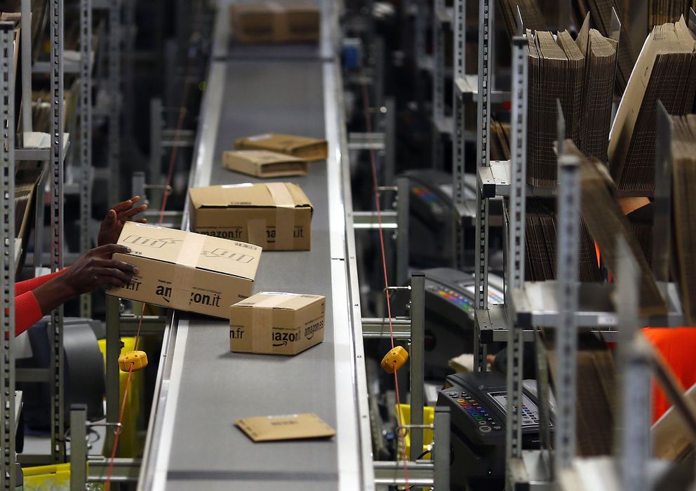 Foto: Un almacén de Amazon en Estados Unidos (Reuters)
