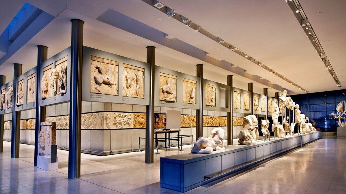 Las réplicas del Partenon en el Museo de la Acrópolis de Atenas 