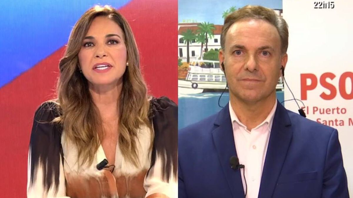 Mariló Montero estalla (y abronca) al político del PSOE que perdió los papeles en el Puerto de Santa María contra el PP