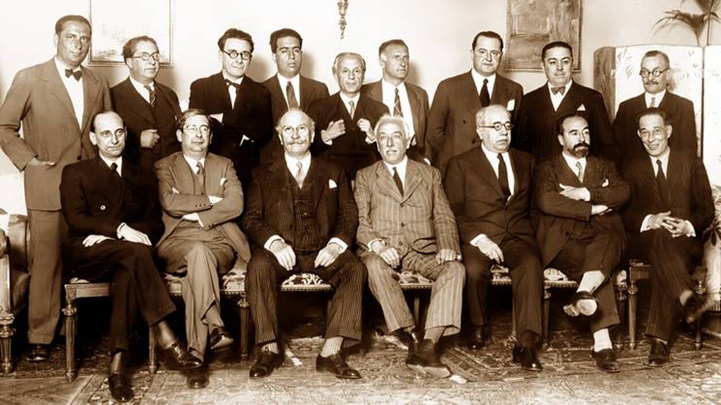 Los políticos del Pacto de San Sebastián, germen del Comité Revolucionario.