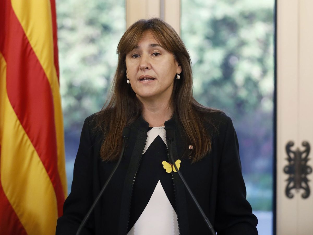 Foto: La presidenta del Parlament, Laura Borràs. (EFE/Andreu Dalmau)