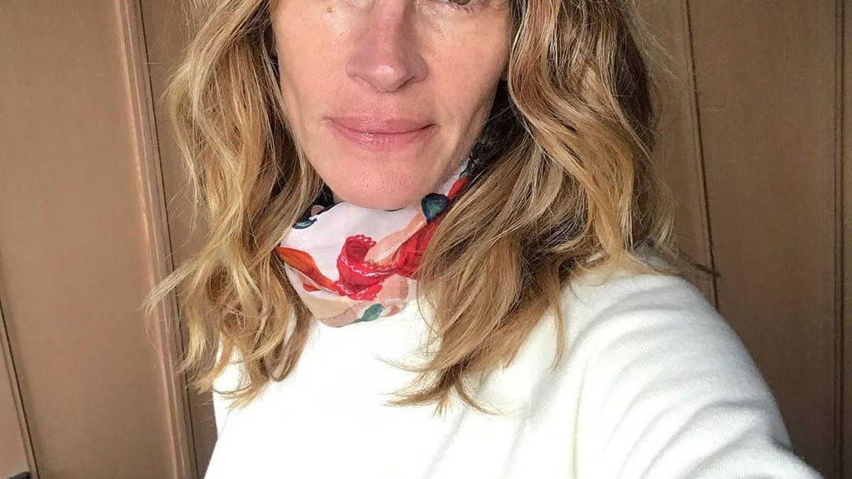 De Julia Roberts a Victoria Beckham: las celebs dicen no al maquillaje en cuarentena