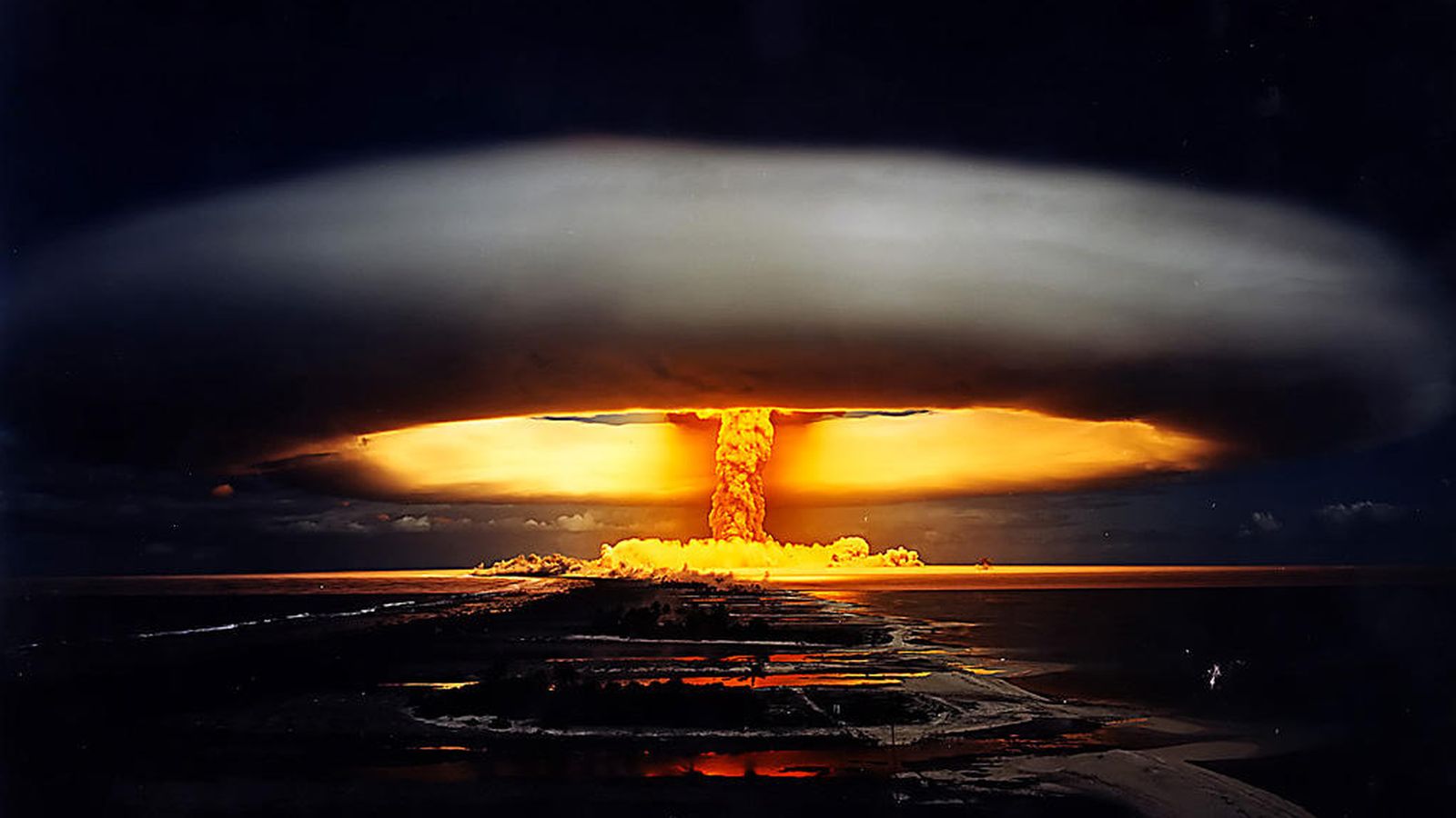 Foto: Ejemplo de hongo nuclear