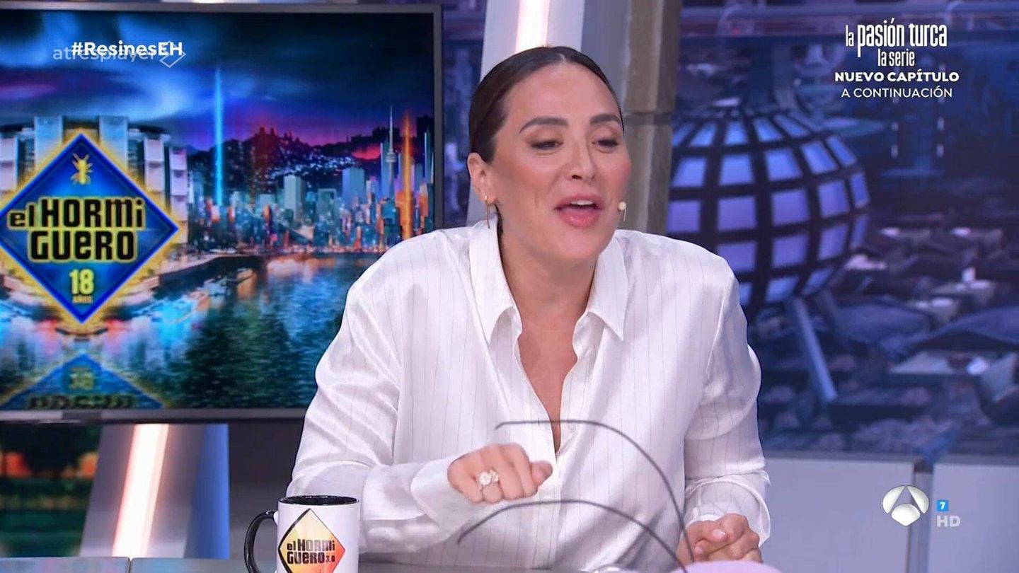 Tamara Falcó, en 'El hormiguero'. (Antena 3)