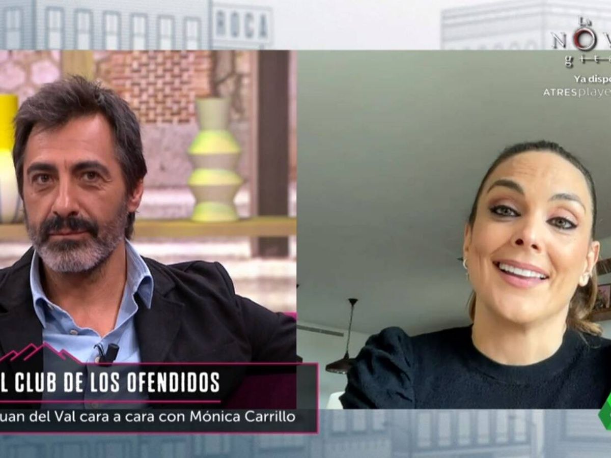 Foto: Juan del Val y Mónica Carrillo en 'La roca'. (Atresmedia Televisión)