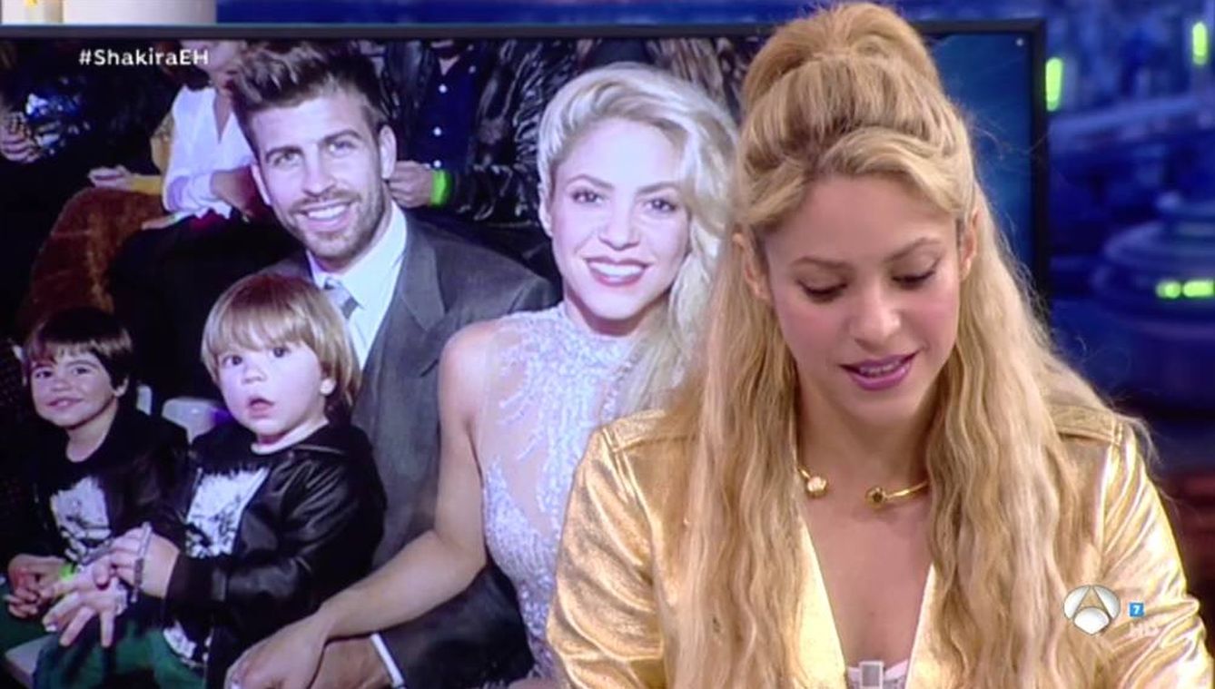 Shakira hablando de Piqué en 'El hormiguero'.
