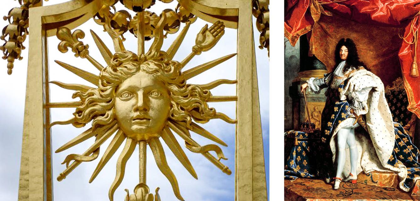 Luis XIV, el Rey Sol, estaba obsesionado con los diamantes, el oro y el brillo.