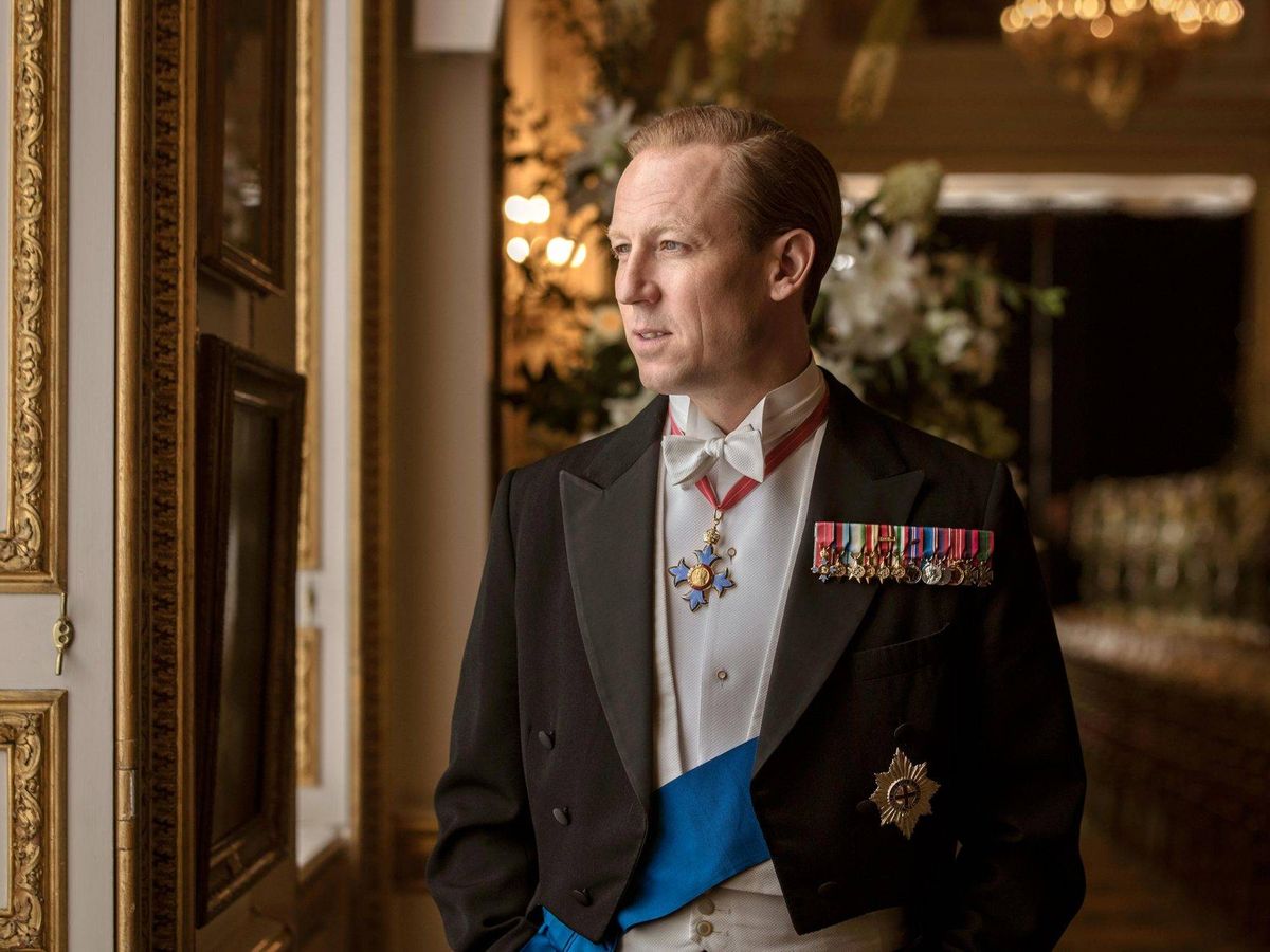 Foto: Tobias Menzies, en el papel del duque en 'The Crown'. (Netflix)