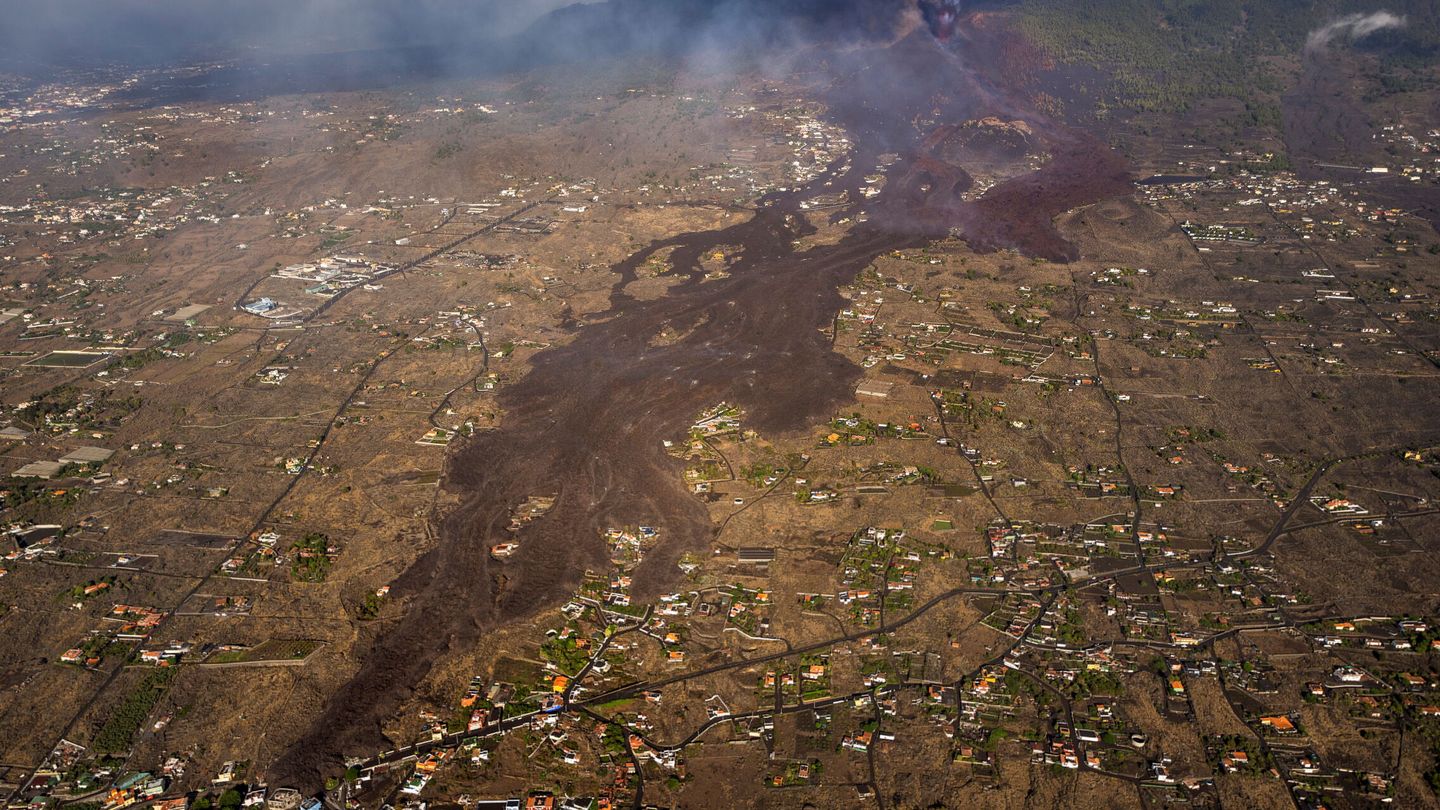 Imagen de la colada de La Palma. (Reuters)