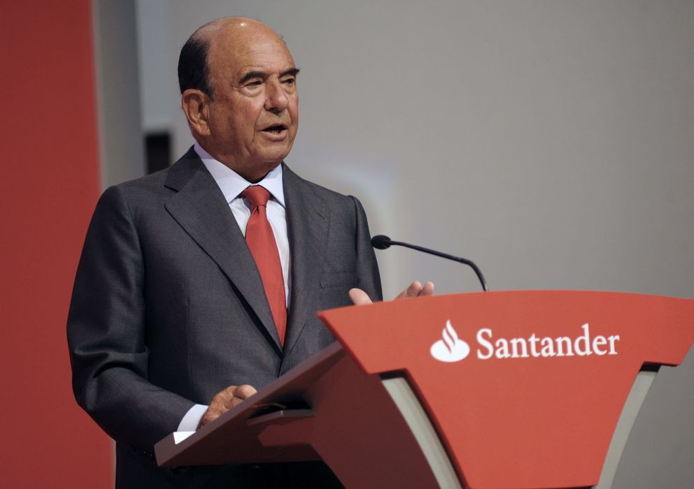 Foto: Fotografía facilitada por el Grupo Santander del presidente del Banco Santander, Emilio Botín. (EFE)