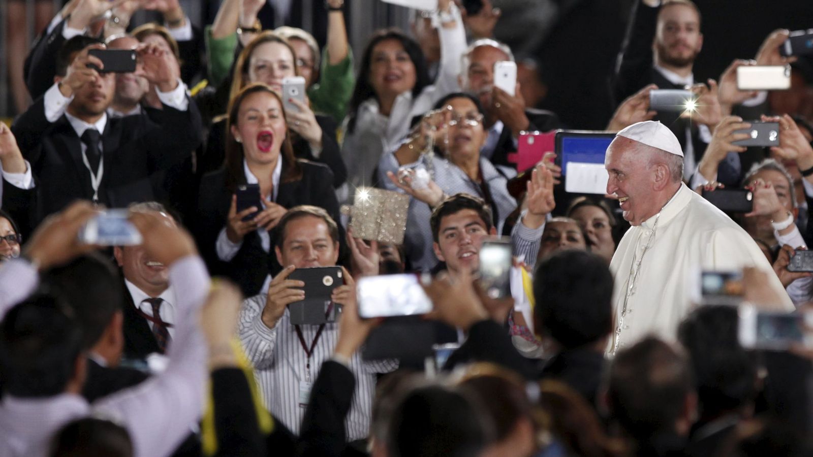 Foto: El Papa, a su llegada al aeropuerto de Ciudad Juárez, en México, el 17 de febrero de 2016. (Reuters)